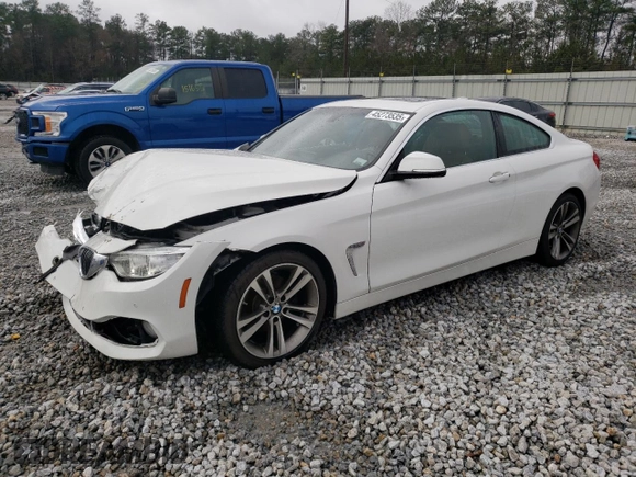 2017 BMW 4 Series 430i with VIN WBA4R7C58HK895564, listed as a Copart auction lot 45273535 with 67,374 mi miles and Salvage Title. Bid and sale history available at DreamBid. Image 1.