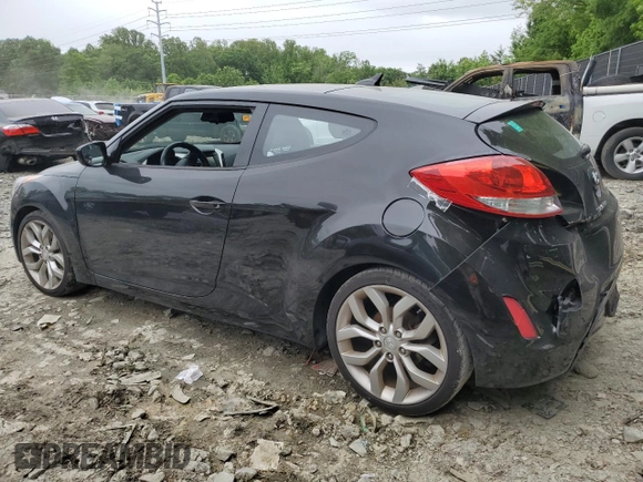 2012 Hyundai Veloster w/Black Int with VIN KMHTC6AD5CU065525, listed as a Copart auction lot 56415785 with 100,151 mi miles and Salvage title. Bid and sale history available at DreamBid. Image 2.