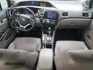 2015 Honda Civic Sedan EX-L with VIN 2HGFB2F9XFH528723, listed as a Copart auction lot 45241585 with 190,630 mi miles and Salvage Title. Bid and sale history available at carsss.com. Image 8.