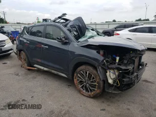 2021 Hyundai Tucson Ultimate with VIN KM8J3CAL4MU338338, listed as a Copart auction lot 54318835 with Not provided miles and Salvage title. Bid and sale history available at DreamBid. Image 4.