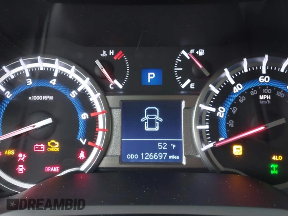 2018 Toyota 4Runner SR5 z VIN JTEBU5JR6J5487132, wystawiony jako IAAI lot #41673630 z przebiegiem 126 697 mil mil oraz . Historia ofert i sprzedaży dostępna na DreamBid. Obrazek 7.