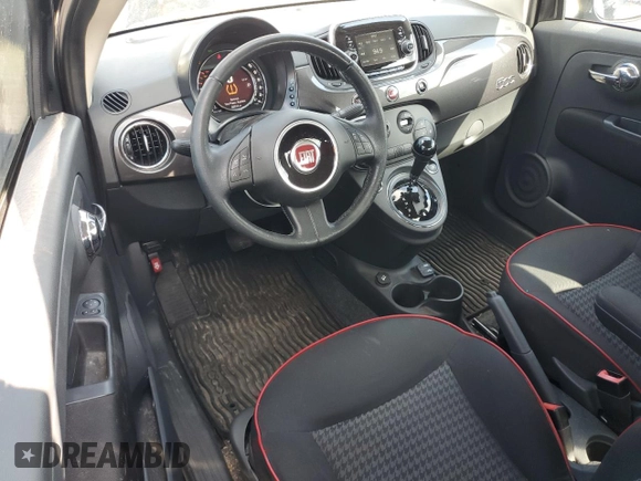 2017 FIAT 500 Pop with VIN 3C3CFFKR5HT586479, listed as a Copart auction lot 63529345 with 22,514 mi miles and Clean title. Bid and sale history available at DreamBid. Image 8.