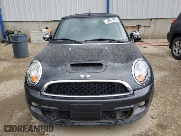 2014 MINI Convertible S with VIN WMWZP3C53ET298154, listed as a Copart auction lot 53971615 with 85,499 mi miles and Salvage title. Bid and sale history available at DreamBid. Image 5.