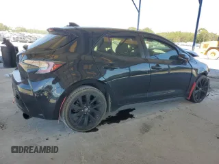 2021 Toyota Corolla Hatchback SE with VIN JTND4MBE6M3112792, listed as a Copart auction lot 70100224 with 97,818 mi miles and Salvage Title. Bid and sale history available at carsss.com. Image 3.