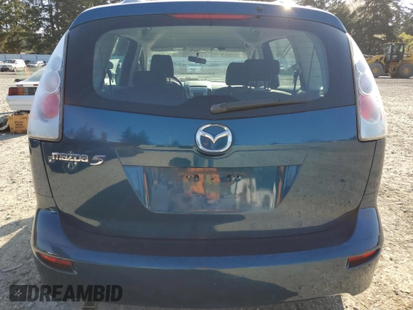 2006 Mazda 5 Sport with VIN JM1CR293760113190, listed as a Copart auction lot 54105865 with 120,194 mi miles and Salvage Title. Bid and sale history available at carsss.com. Image 6.