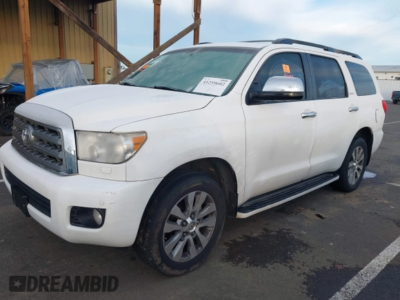 2016 Toyota Sequoia Limited with VIN 5TDJY5G11GS141854, listed as a IAAI auction lot 41259602 with 1 mi miles. Bid and sale history available at carsss.com. Image 2.