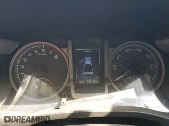 2022 Toyota Tacoma SR z VIN 3TMCZ5AN2NM470545, wystawiony jako Copart lot #58419285 z przebiegiem 57 599 mil mil oraz Szkoda całkowita • Salvage title. Historia ofert i sprzedaży dostępna na DreamBid. Obrazek 9.
