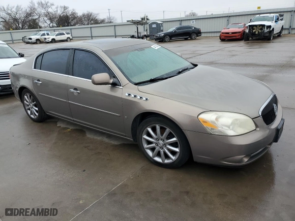 2006 Buick Lucerne CXS with VIN 1G4HE57Y36U193528, listed as a Copart auction lot 44118425 with 137,851 mi miles and Salvage Title. Bid and sale history available at carsss.com. Image 4.