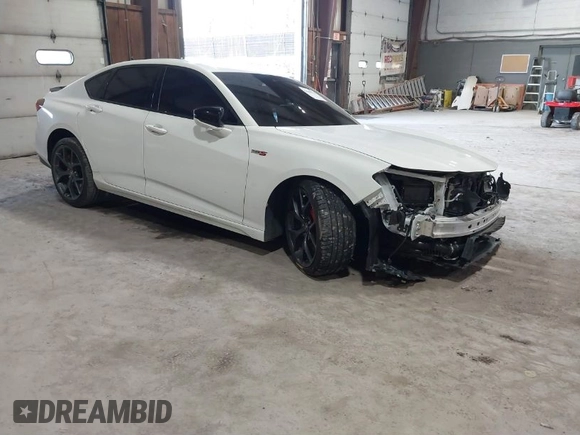 2023 Acura TLX Type S with VIN 19UUB7F95PA002147, listed as a IAAI auction lot 41860522 with 11,747 mi miles and . Bid and sale history available at DreamBid. Image 1.