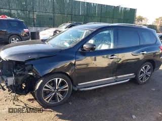2018 Nissan Pathfinder SL with VIN 5N1DR2MM9JC647749, listed as a IAAI auction lot 41661226 with 48,738 mi miles. Bid and sale history available at carsss.com. Image 14.