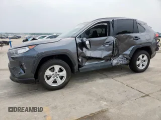 2021 Toyota RAV4 XLE with VIN 2T3W1RFV9MC118629, listed as a Copart auction lot 57508165 with 80,571 mi miles and Salvage title. Bid and sale history available at DreamBid. Image 1.