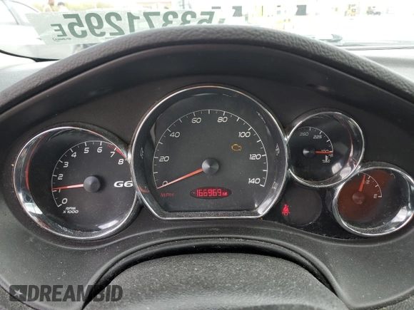2007 Pontiac G6 G6 with VIN 1G2ZG58B974259647, listed as a Copart auction lot 53371295 with 166,969 mi miles and Salvage title. Bid and sale history available at DreamBid. Image 9.