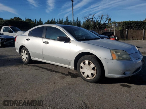 2005 Mitsubishi Galant DE with VIN 4A3AB26FX5E039465, listed as a Copart auction lot 86532374 with 196,698 mi miles and Salvage Title. Bid and sale history available at carsss.com. Image 4.