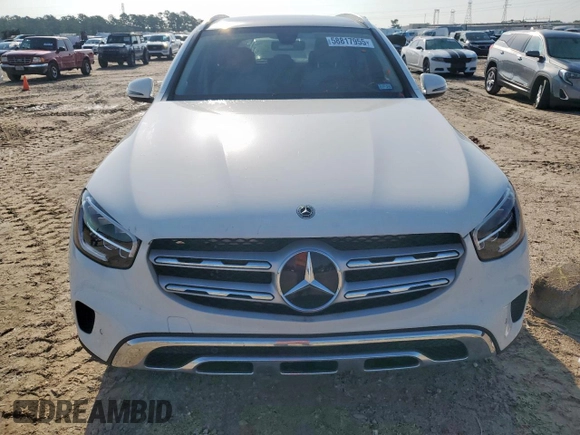 2021 Mercedes-Benz GLC 300 with VIN W1N0G8DB8MF940662, listed as a Copart auction lot 58817955 with 48,925 mi miles and Salvage title. Bid and sale history available at DreamBid. Image 5.