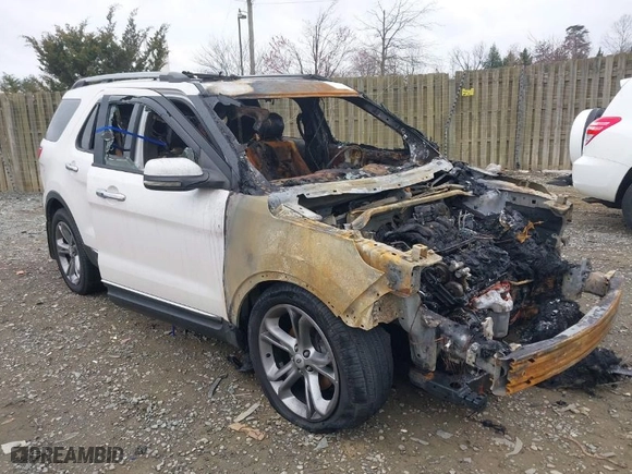 2013 Ford Explorer Limited with VIN 1FM5K8F86DGA60918, listed as a IAAI auction lot 41853203 with 1 mi miles. Bid and sale history available at carsss.com. Image 1.