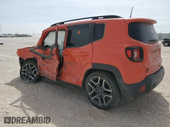 2020 Jeep Renegade Altitude with VIN ZACNJABB9LPK94467, listed as a Copart auction lot 51302385 with Not provided miles and Salvage title. Bid and sale history available at DreamBid. Image 2.