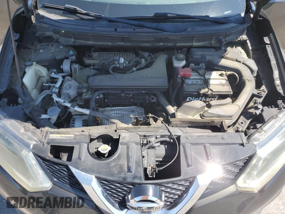2016 Nissan Rogue SV z VIN 5N1AT2MV9GC813192, wystawiony jako Copart lot #55761845 z przebiegiem 220 352 mil mil oraz Szkoda całkowita • Salvage title. Historia ofert i sprzedaży dostępna na DreamBid. Obrazek 12.