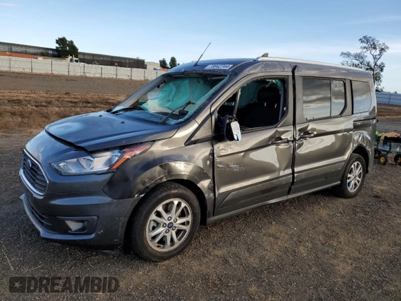 2022 Ford Transit Connect XLT with VIN NM0GE9F22N1544012, listed as a Copart auction lot 78942744 with 33,652 mi miles and Salvage title. Bid and sale history available at DreamBid. Image 1.