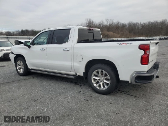 2020 Chevrolet Silverado 1500 LTZ with VIN 1GCUYGETXLZ229453, listed as a Copart auction lot 86783534 with Not Provided miles and Salvage Title. Bid and sale history available at DreamBid. Image 2.