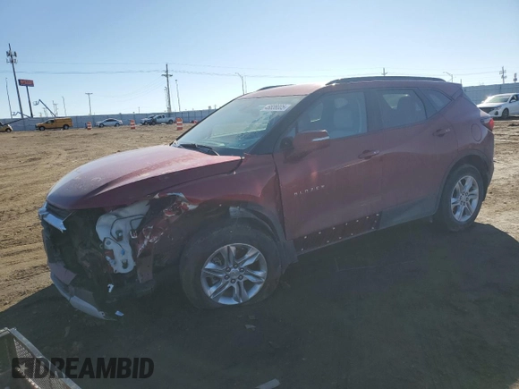 2021 Chevrolet Blazer LT с VIN 3GNKBJRS5MS516275, выставлен на аукционе Copart как лот 46638005 с пробегом Не указан миль и Списание • Salvage title. История ставок и продаж доступна на DreamBid. Изображение 1.