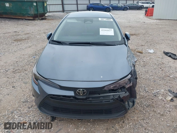 2024 Toyota Corolla LE with VIN 5YFB4MDEXRP149531, listed as a IAAI auction lot 42202627 with 12,170 mi miles and . Bid and sale history available at DreamBid. Image 12.