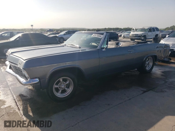 1965 Chevrolet Impala z VIN 166675S178371, wystawiony jako Copart lot #62475694 z przebiegiem 1 019 mil mil oraz Szkoda całkowita • Salvage title. Historia ofert i sprzedaży dostępna na DreamBid. Obrazek 1.