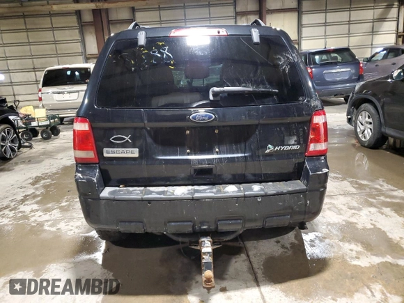 2010 Ford Escape Hybrid with VIN 1FMCU4K39AKB81388, listed as a Copart auction lot 48422145 with 227,429 mi miles and Salvage title. Bid and sale history available at DreamBid. Image 6.