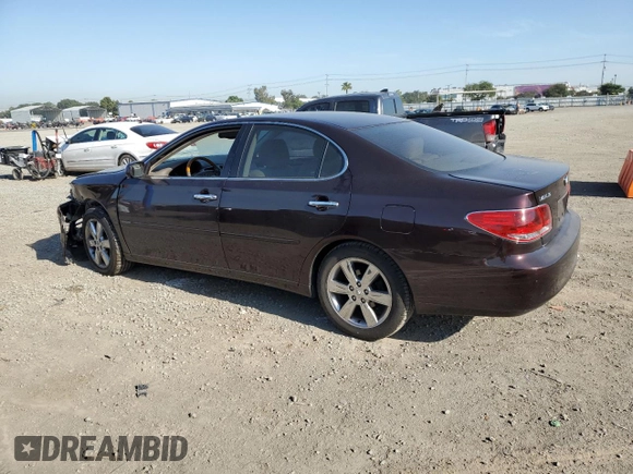 2006 Lexus ES 350 with VIN JTHBA30G865161114, listed as a Copart auction lot 52045875 with 96,749 mi miles and Salvage Title. Bid and sale history available at DreamBid. Image 2.