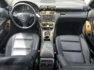 2007 Mercedes-Benz C 230 Sport with VIN WDBRF52HX7F909181, listed as a Copart auction lot 56762685 with 169,085 mi miles and Salvage title. Bid and sale history available at DreamBid. Image 8.