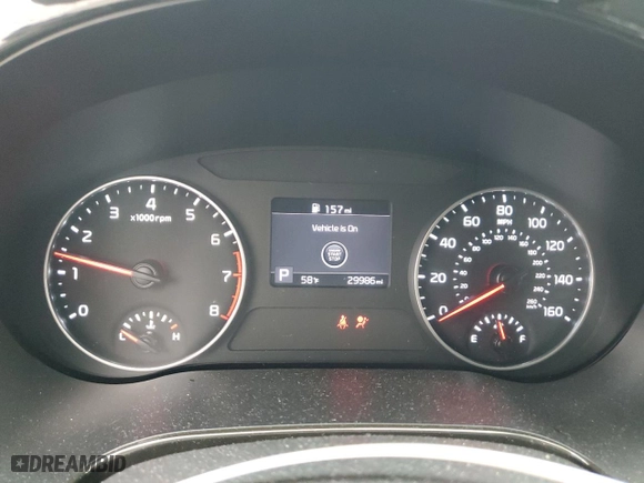 2023 Kia Seltos Nightfall with VIN KNDEUCA21P7407158, listed as a Copart auction lot 79243664 with 29,986 mi miles and Salvage Title. Bid and sale history available at carsss.com. Image 9.