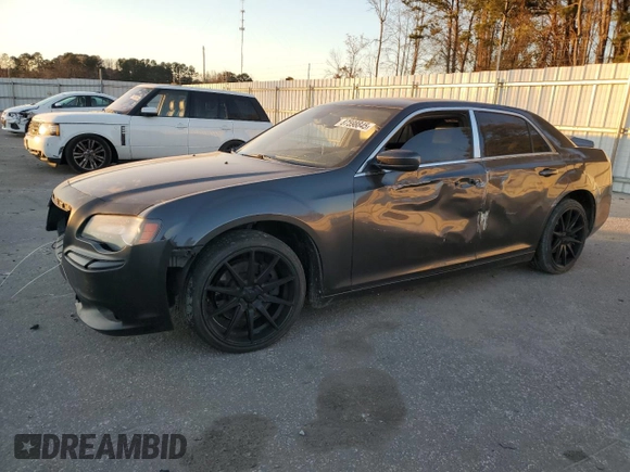 2013 Chrysler 300 with VIN 2C3CCABT7DH612039, listed as a Copart auction lot 87598845 with 129,713 mi miles and Salvage Title. Bid and sale history available at carsss.com. Image 1.