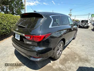 2019 Infiniti QX60 Pure with VIN 5N1DL0MM2KC553817, listed as a Copart auction lot 63514895 with 167,811 mi miles and Clean title. Bid and sale history available at DreamBid. Image 4.
