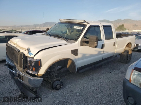2008 Ford F-250 XL with VIN 1FTSW21R78ED64009, listed as a Copart auction lot 61823275 with 179,518 mi miles and Salvage title. Bid and sale history available at DreamBid. Image 1.