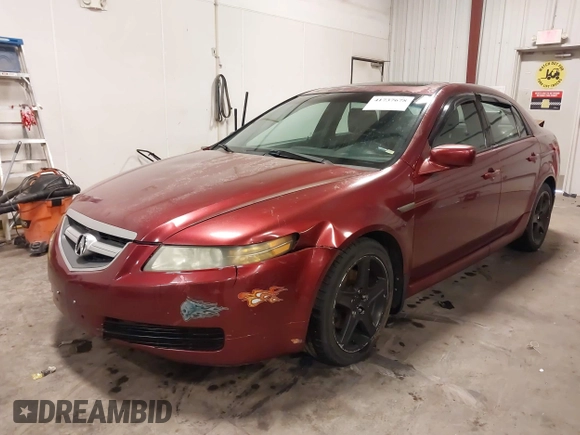 2004 Acura TL with VIN 19UUA66234A035420, listed as a IAAI auction lot 41737678 with 194,912 mi miles. Bid and sale history available at carsss.com. Image 2.