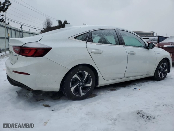 2022 Honda Insight EX with VIN 19XZE4F51NE010943, listed as a Copart auction lot 88524355 with 124,970 mi miles and Salvage Title. Bid and sale history available at carsss.com. Image 3.