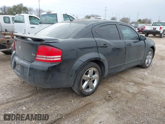 2008 Dodge Avenger R/T with VIN 1B3LC76MX8N613976, listed as a IAAI auction lot 41524038 with 184,840 mi miles and . Bid and sale history available at DreamBid. Image 4.