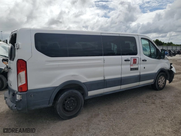 2015 Ford Transit Wagon XL with VIN 1FBZX2ZM9FKA38851, listed as a Copart auction lot 48593945 with 197,409 mi miles and Salvage Title. Bid and sale history available at carsss.com. Image 3.