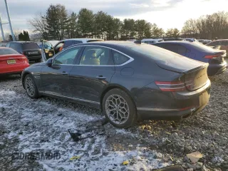 2023 Genesis G80 2.5T z VIN KMTGB4SC9PU196015, wystawiony jako Copart lot #87325464 z przebiegiem Nie podano mil oraz Szkoda całkowita • Salvage title. Historia ofert i sprzedaży dostępna na DreamBid. Obrazek 2.