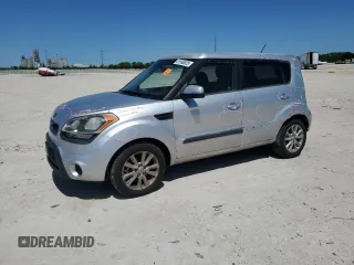 2013 Kia Soul + with VIN KNDJT2A65D7557574, listed as a Copart auction lot 51586825 with 96,431 mi miles and Salvage Title. Bid and sale history available at DreamBid. Image 1.
