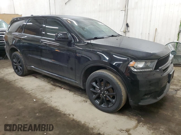 2019 Dodge Durango GT Plus with VIN 1C4RDJDG8KC827755, listed as a Copart auction lot 88059885 with 136,048 mi miles and Non repairable. Bid and sale history available at DreamBid. Image 4.