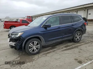 2017 Honda Pilot EX-L z VIN 5FNYF6H67HB015136, wystawiony jako Copart lot #51233375 z przebiegiem 156 001 mil mil oraz Szkoda całkowita • Salvage title. Historia ofert i sprzedaży dostępna na DreamBid. Obrazek 1.