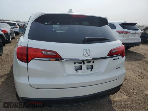 2015 Acura RDX Tech Pkg with VIN 5J8TB4H54FL008173, listed as a Copart auction lot 51183155 with 104,142 mi miles and Salvage Title. Bid and sale history available at carsss.com. Image 6.