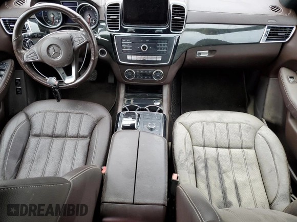 2017 Mercedes-Benz GLS 450 with VIN 4JGDF6EE1HA810438, listed as a Copart auction lot 68305714 with Not Provided miles and Salvage Title. Bid and sale history available at DreamBid. Image 8.