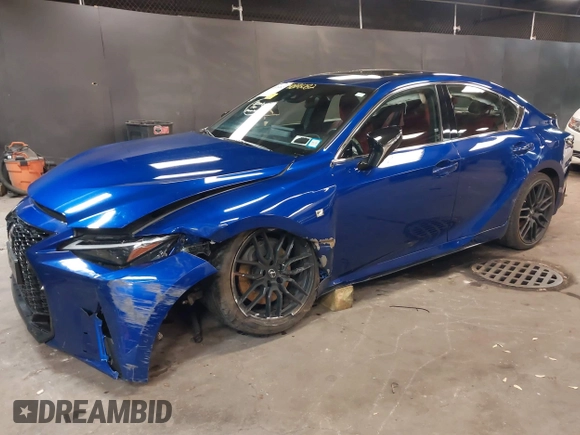 2021 Lexus IS 350 F Sport with VIN JTHGZ1E29M5019478, listed as a IAAI auction lot 41876082 with 49,224 mi miles and . Bid and sale history available at DreamBid. Image 6.