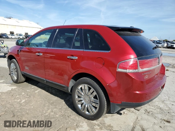 2010 Lincoln MKX with VIN 2LMDJ8JC2ABJ31128, listed as a Copart auction lot 41861205 with 56,661 mi miles and Salvage Title. Bid and sale history available at DreamBid. Image 2.