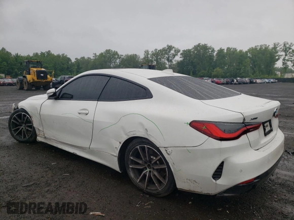 2021 BMW 4 Series 430i xDrive z VIN WBA73AP09MCG42898, wystawiony jako Copart lot #60828285 z przebiegiem 32 611 mil mil oraz Szkoda całkowita • Salvage title. Historia ofert i sprzedaży dostępna na DreamBid. Obrazek 2.