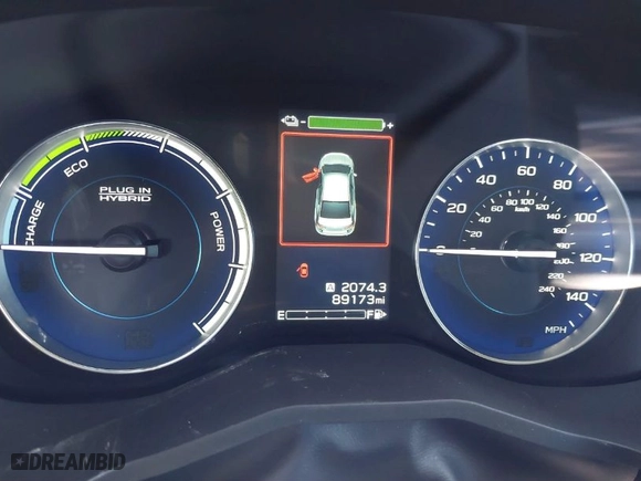 2020 Subaru Crosstrek Hybrid with VIN JF2GTDNC9LH204156, listed as a IAAI auction lot 41351629 with 89173 miles. Bid and sale history available at carsss.com. Image 7.