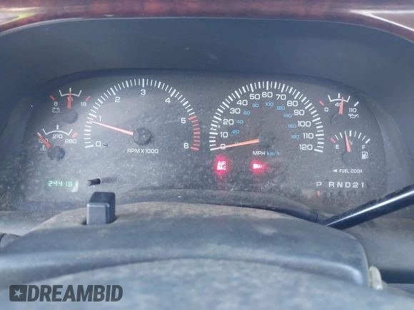 1999 Dodge 1500 with VIN 3B7HF13Z7XM518339, listed as a IAAI auction lot 41488241 with 244,181 mi miles and . Bid and sale history available at DreamBid. Image 7.