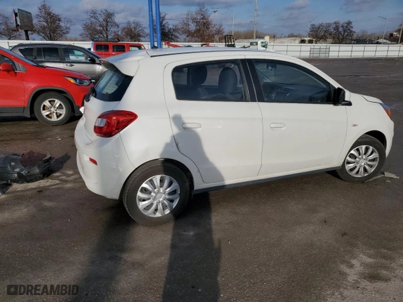 2020 Mitsubishi Mirage ES with VIN ML32A3HJ9LH000866, listed as a Copart auction lot 84034784 with 70,740 mi miles and Salvage Title. Bid and sale history available at carsss.com. Image 3.