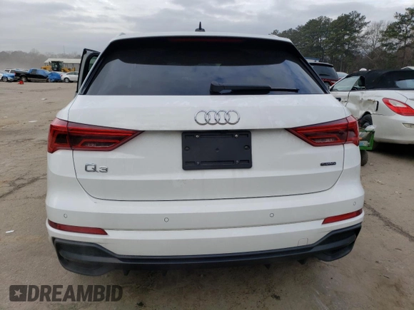 2021 Audi Q3 S line Premium with VIN WA1DECF37M1151658, listed as a Copart auction lot 39878683 with 12,263 mi miles. Bid and sale history available at carsss.com. Image 6.